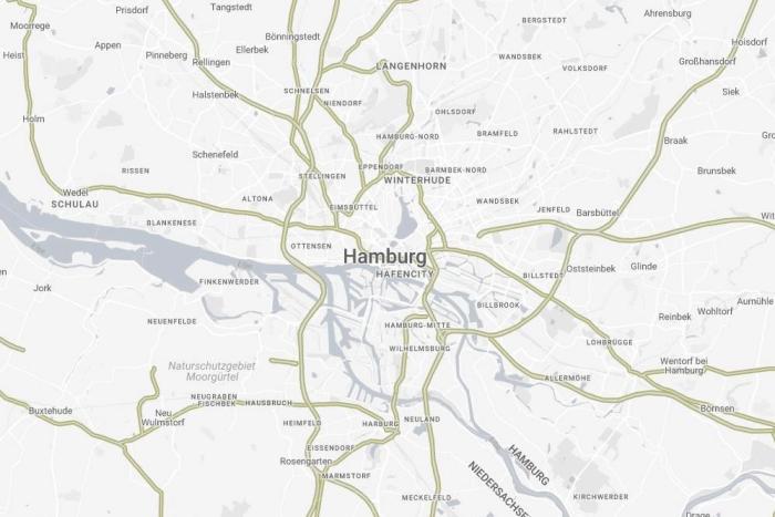 Übersichtskarte Hamburg