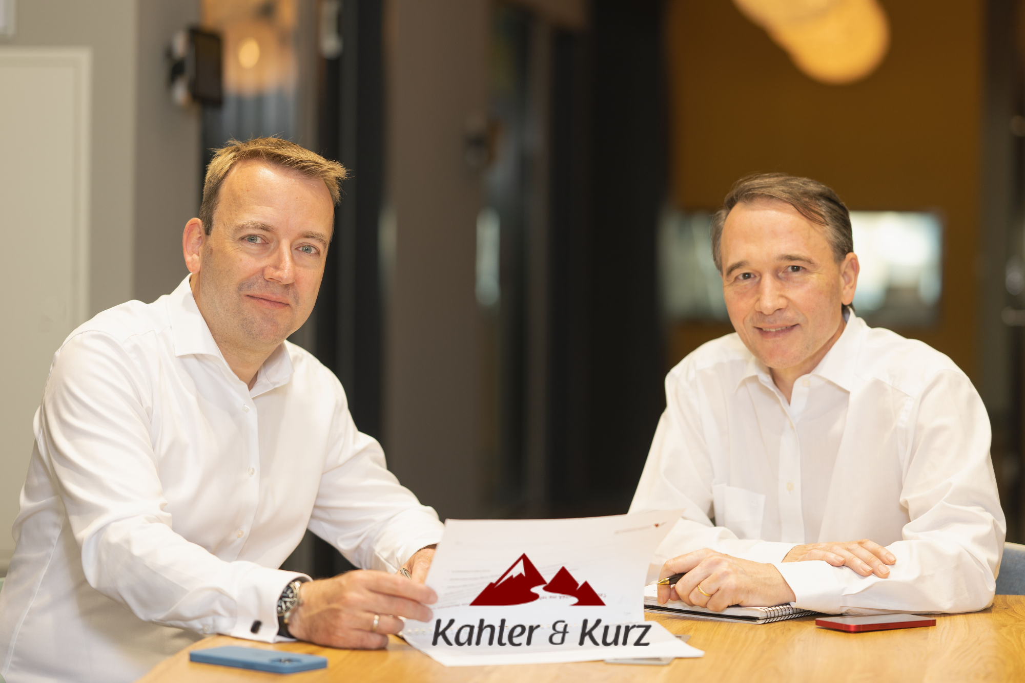 Christian Kahler und Torsten Kurz, Gescchäftsführer der Kahler und Kurz Capital GmbH