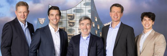 Die Fondsmanager der PROAKTIVA Marc Schädler, Patrick Schmidt, Andreas Meißner, TOrben Peters und Wilhelm Möller