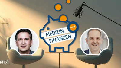 Ankündigungsbild des Podcasts Medizin & Finanzen mit Vermögenspartner Mario Wolf